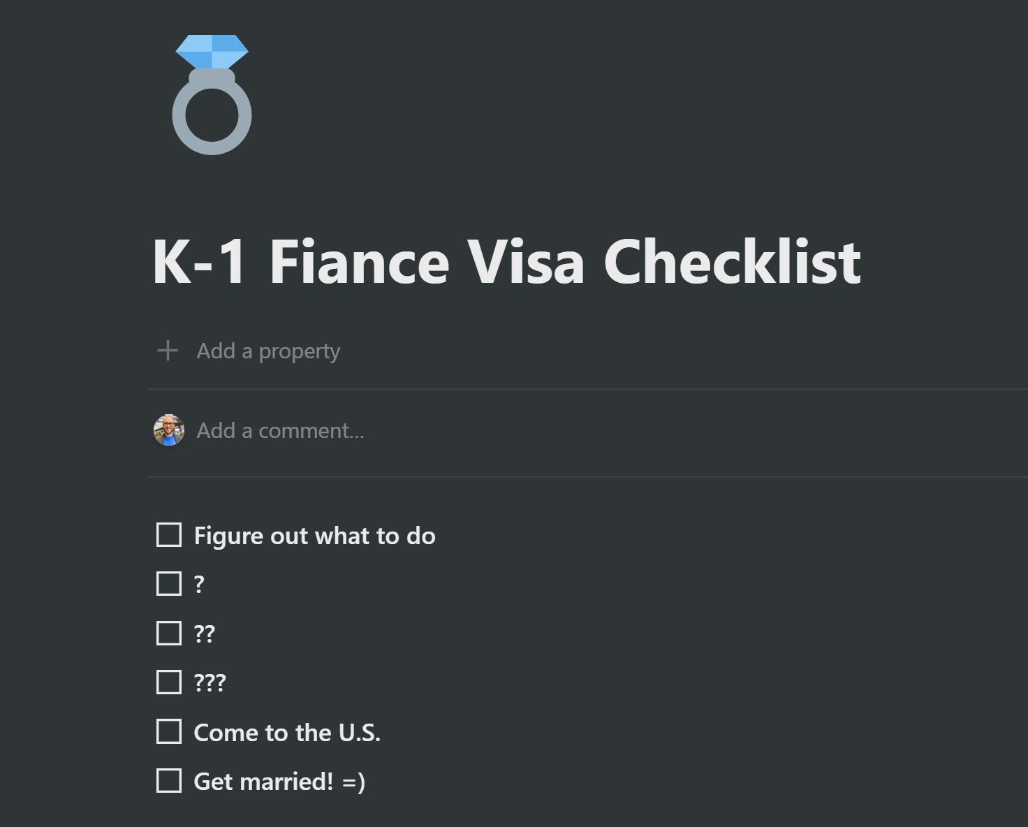 Supporting Document Checklists for a K1 Fiance Visa